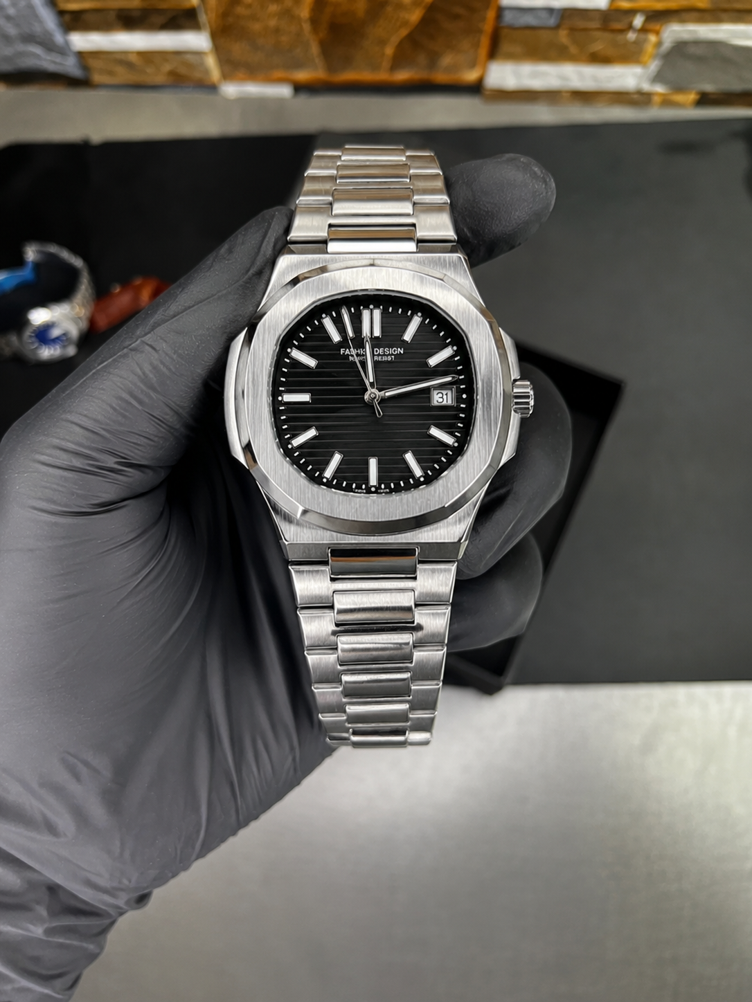 Luxury Stainless Steel Quartz Watch