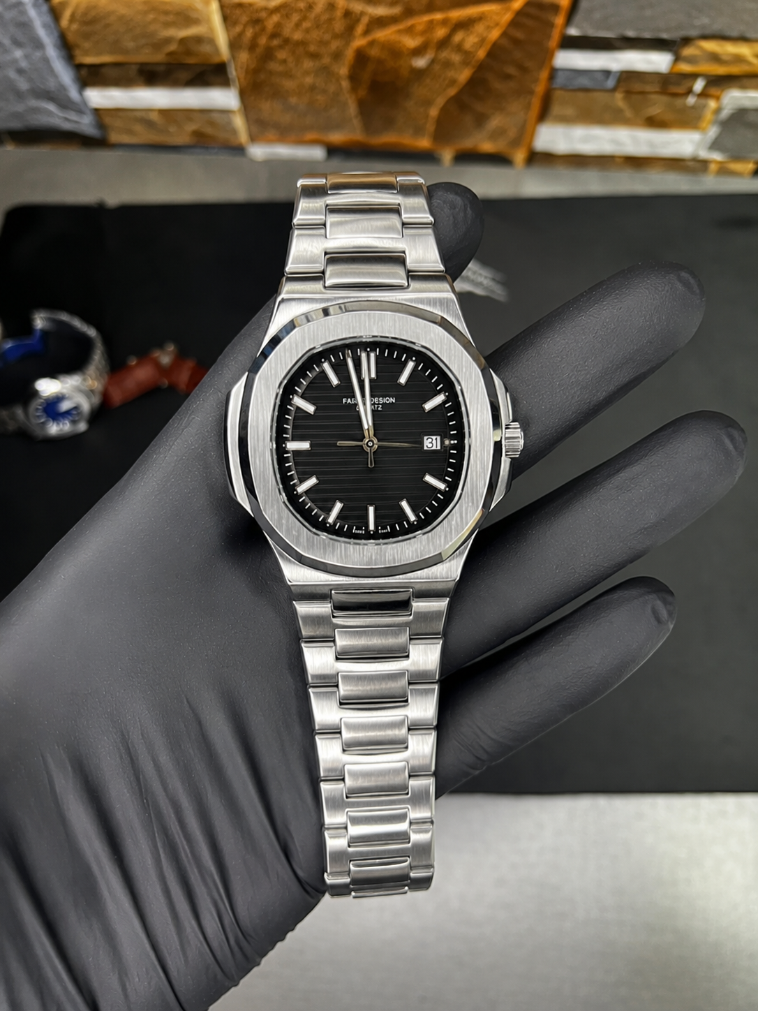 Luxury Stainless Steel Quartz Watch