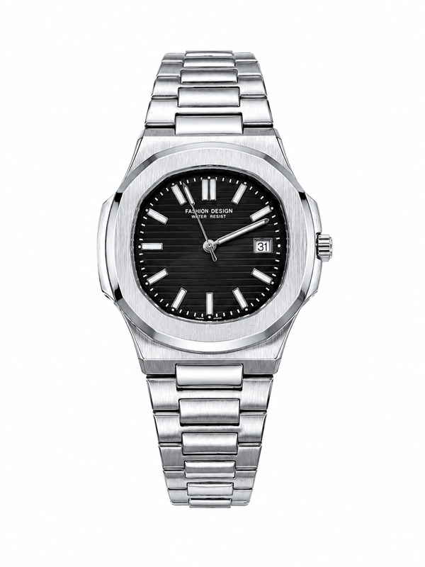 Luxury Stainless Steel Quartz Watch